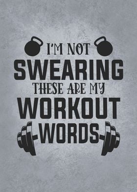 Not Swearing Workout Words