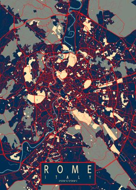 Rome City Map Hope