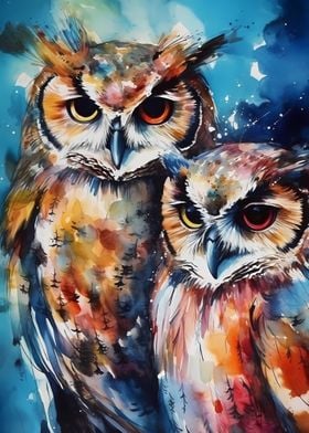 Owl Watercolor