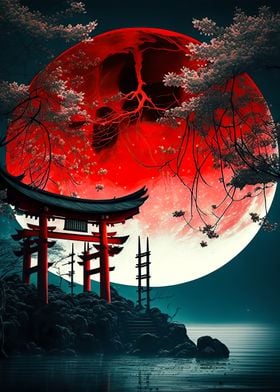 Japanese Torii Landscape