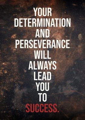 Determination Perseverance