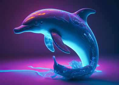 dolphin neon