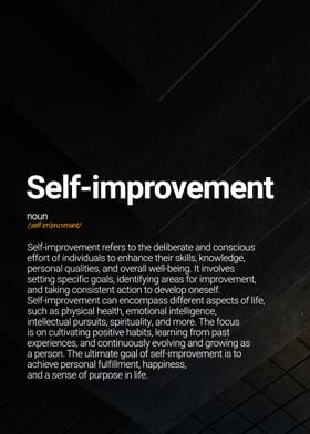 Self improvement