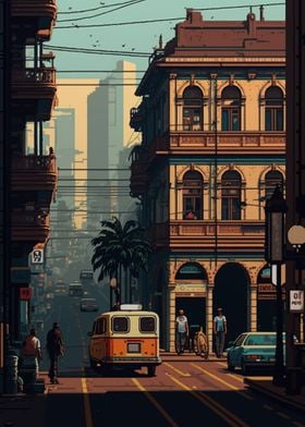 Bombay Pixel art