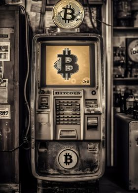Vintage Bitcoin ATM 