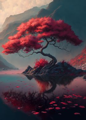 Asian Landscape tree