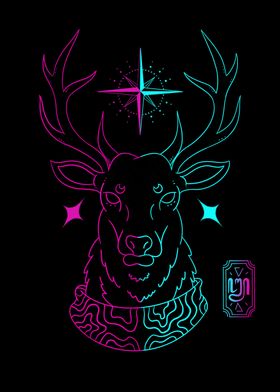 Retro Deer