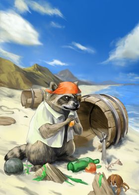 Pirate Raccoon