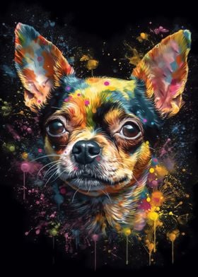 Chihuahua painting