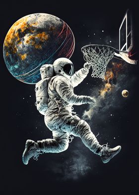 Astronaut Basketball