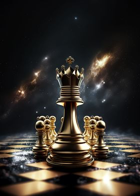 Poster Chess - Xadrez - Uau Posters