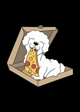 Bichon Frise Pizza 