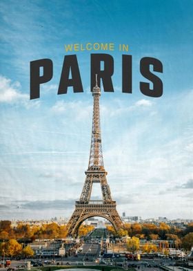 Paris City Poster