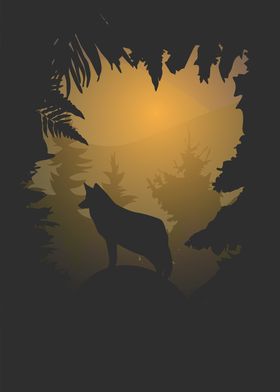 wolf silhouette 6