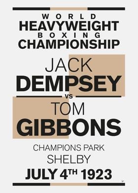 1923 Dempsey vs Gibbons