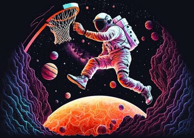 Astronaut Basketball