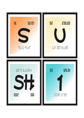 Sushi Periodic Table