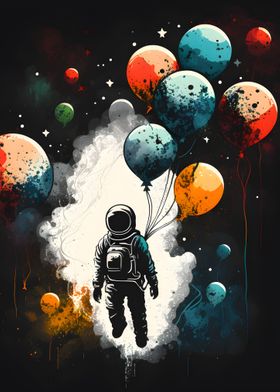 astronaut in space