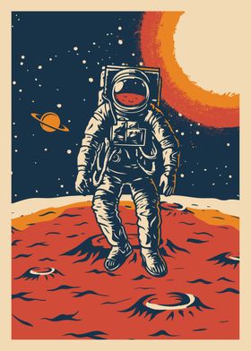 Astronaut In MARS