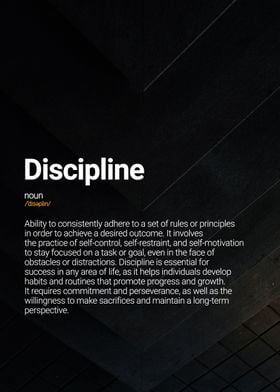 Discipline