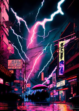 Tokyo japan neon