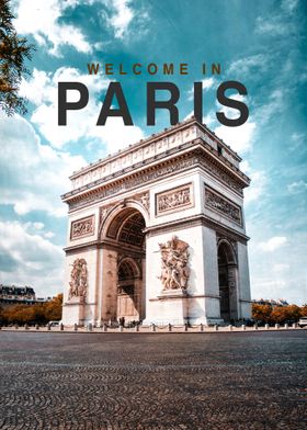 Paris City Poster
