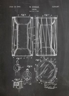 High drum patent 1940