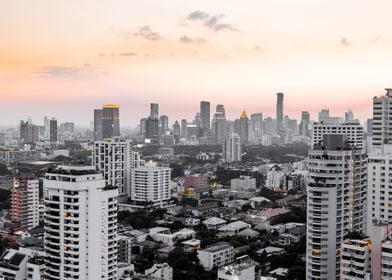 Bangkok Skyline Sunset
