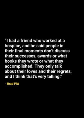 Brad Pitt quotes 