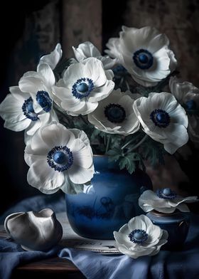 White Anemones