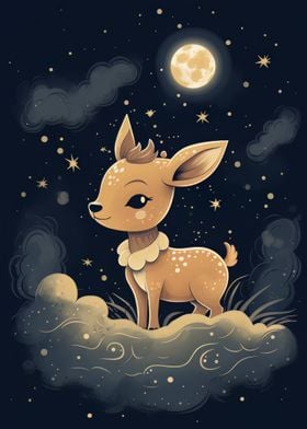 Night Time for the Fawn