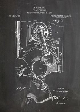 Graphohone patent 1920