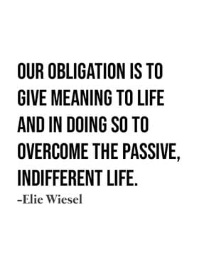 Elie Wiesel Quote 