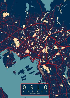 Oslo City Map Hope