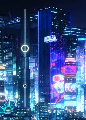 Cyberpunk Cityscapes