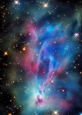 Colorful nebula