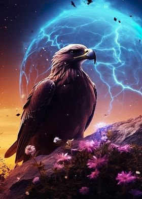 Eagle in space