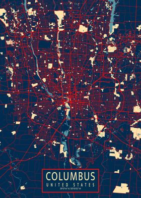 Columbus City Map Hope