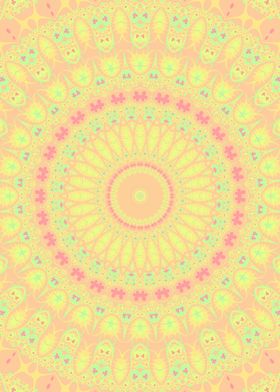 Colorful Funky Mandala
