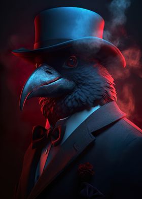 Black Crow Hat Suit