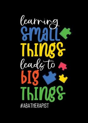 Learning Small Things Lead