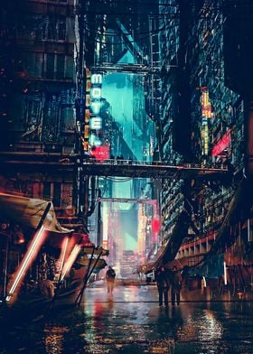 Cyberpunk Cityscapes