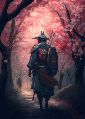 Samurai cherry blossom