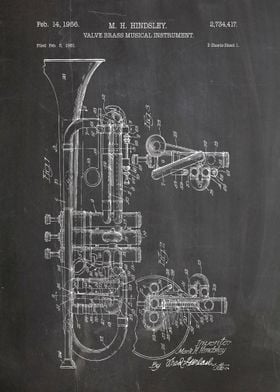 Valve Brass patent 1956