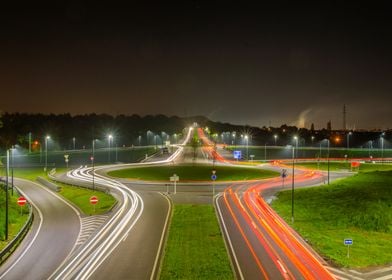 Two traffic circles in lon