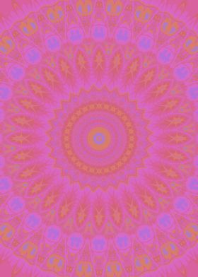Colorful Groovy Mandala