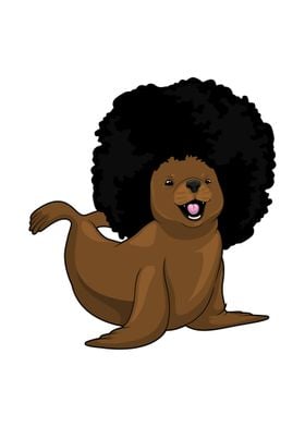 Seal Afro Hairs