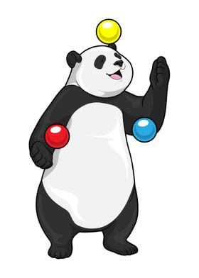 Panda Juggler Juggle