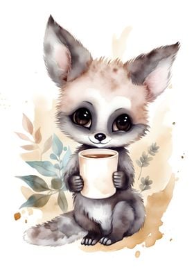 Galagos with coffee