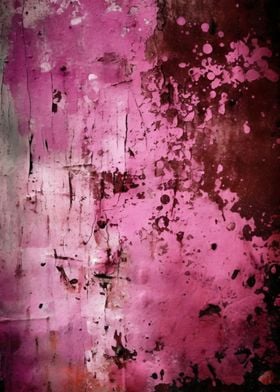 pink grunge wall
